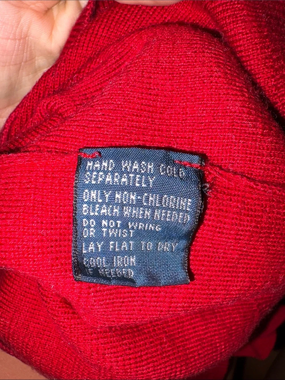 Polo by Ralph Lauren Red V-Neck Sweater Vest